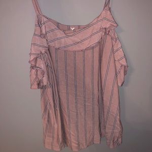 American Eagle Soft and Sexy Cold Shoulder Top